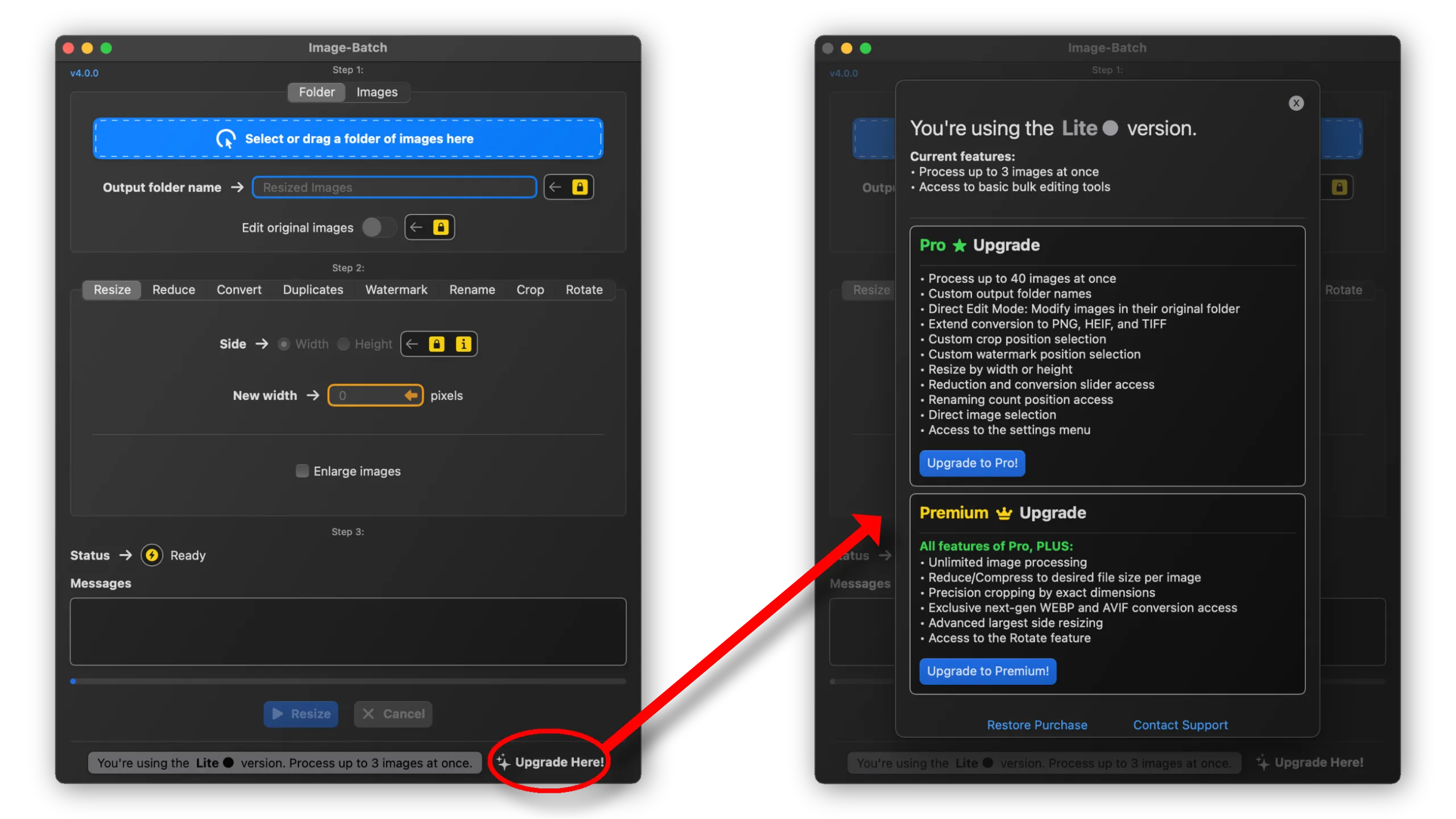 Image-Batch How to Upgrade